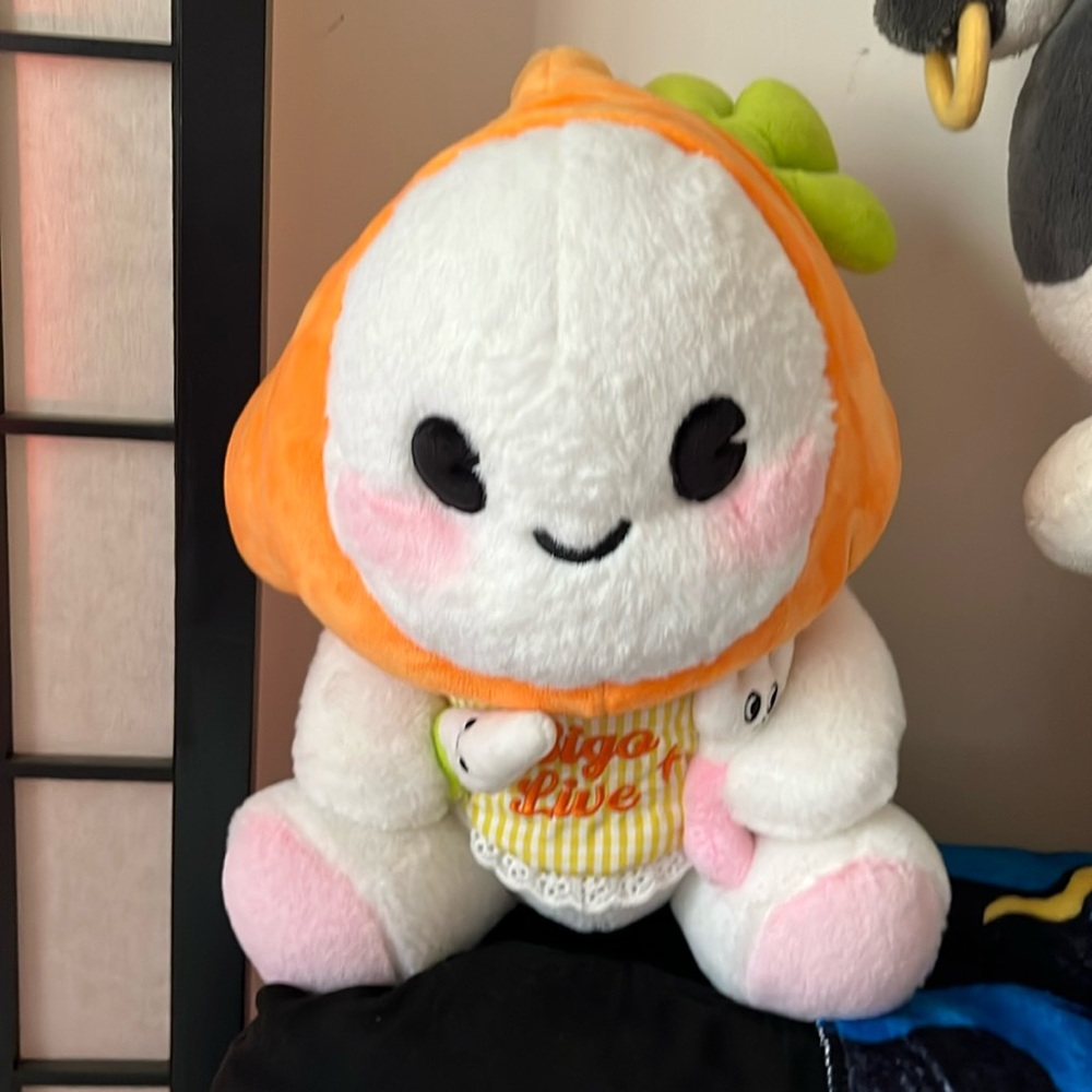 Bigo Live Dino Baby Carrot Plushie 2024 Stuffie